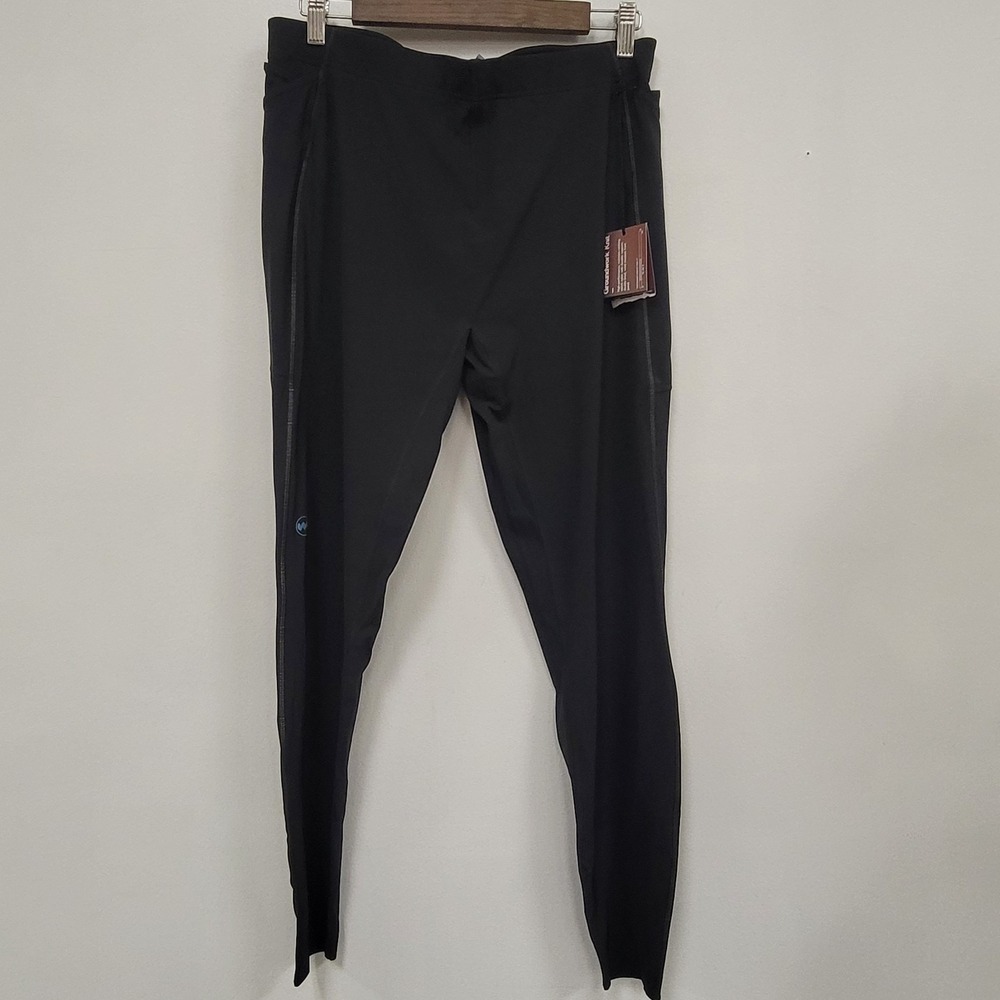 Janji Mens Groundwork Tights Size L Running NWT Black Full‎ Length Stretch Gym